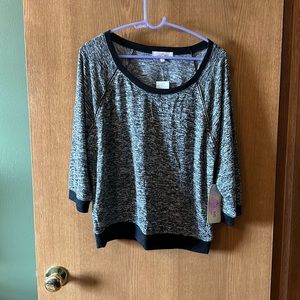 Almost Famous Black/White Top